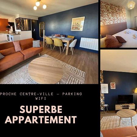 Dahlia, Appt Cosy Avec Parking Et Balcon Apartment Caen Bagian luar foto